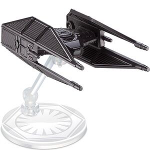 Black Star Wars TIE Fighter Model hot wheel’s black series